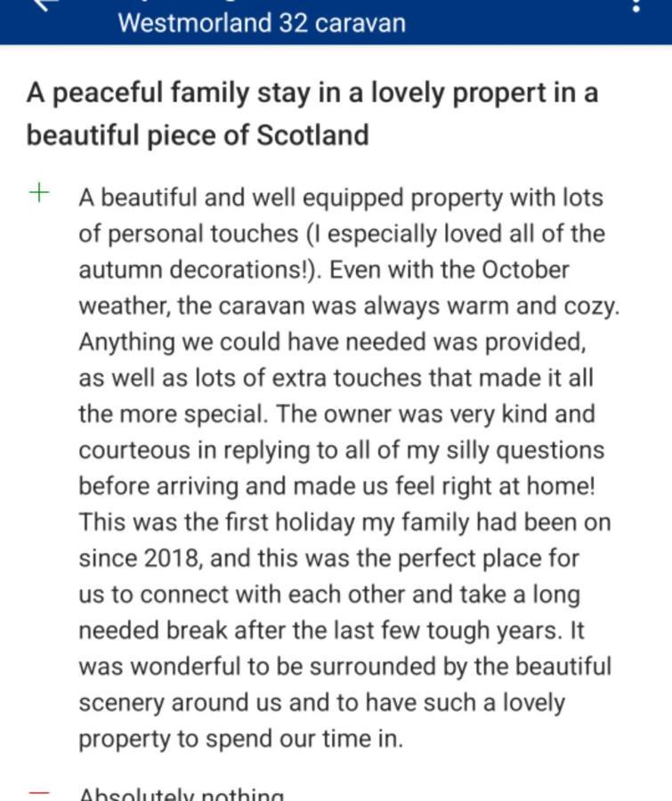 Westmorland 32 Caravan Ballantrae Esterno foto
